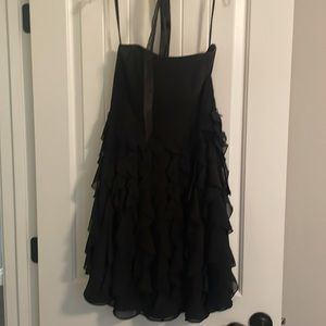 Formal little black strapless dress knee length smoke free home